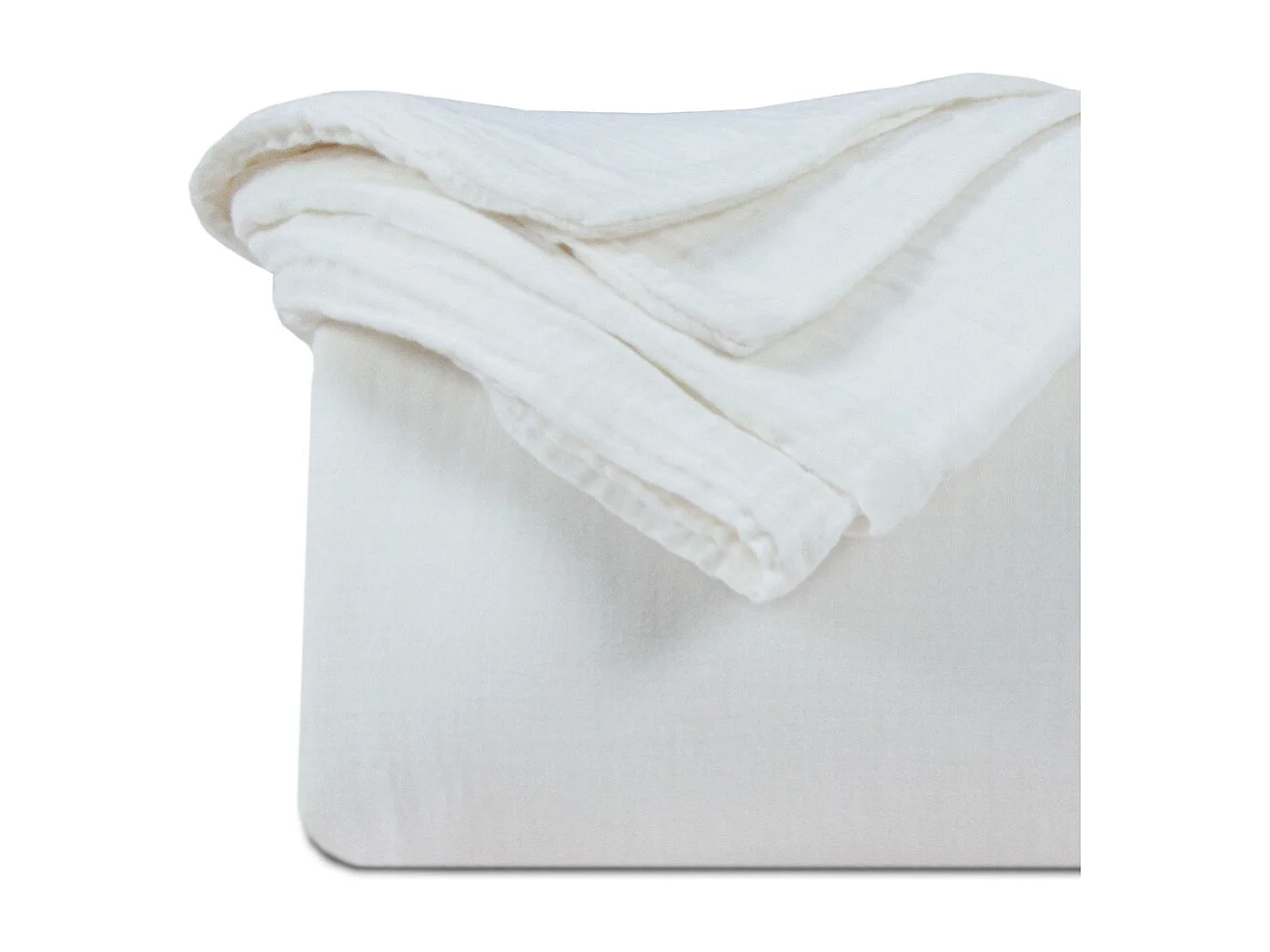 Housse de couette gaze de coton écrue 220x240 cm