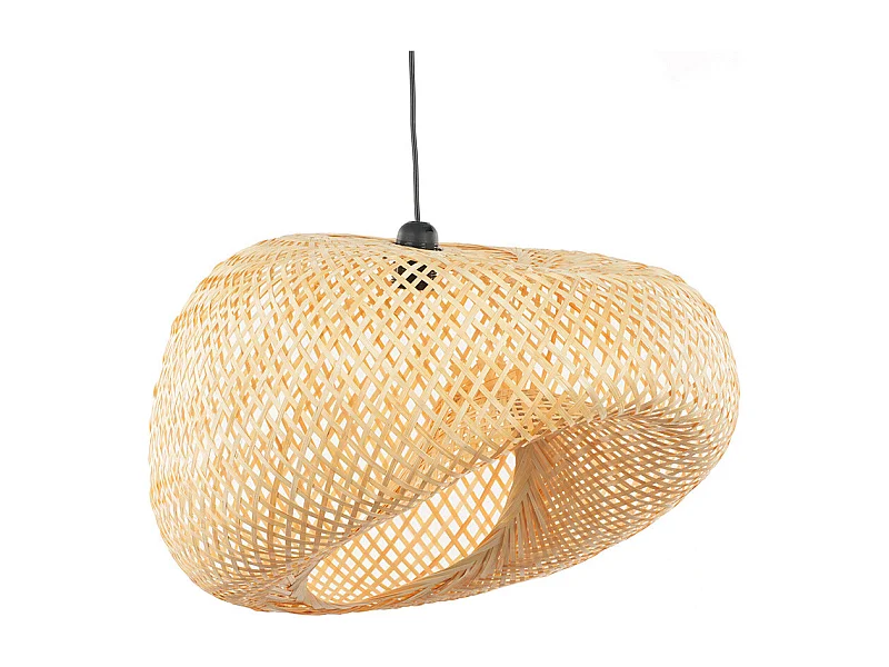 Suspension design bambou naturel