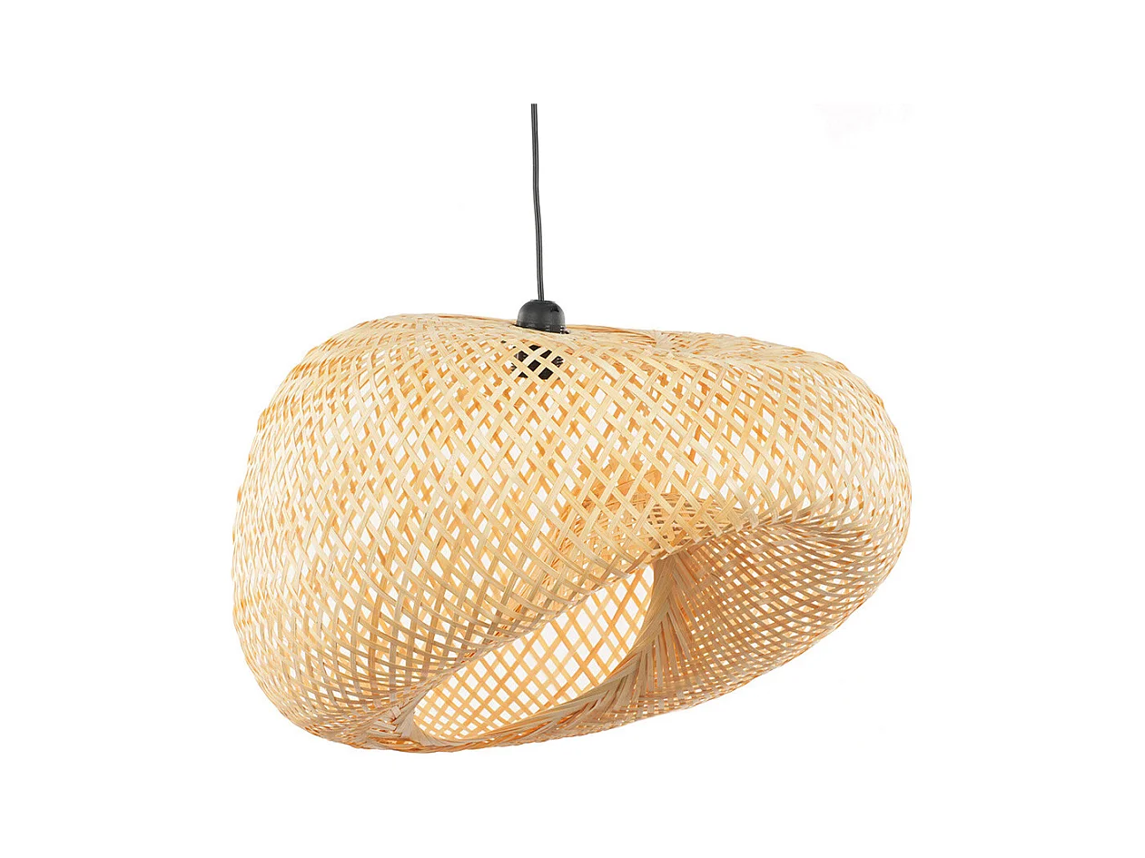 Suspension design bambou naturel