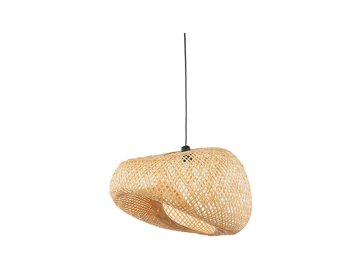 Suspension design bambou naturel