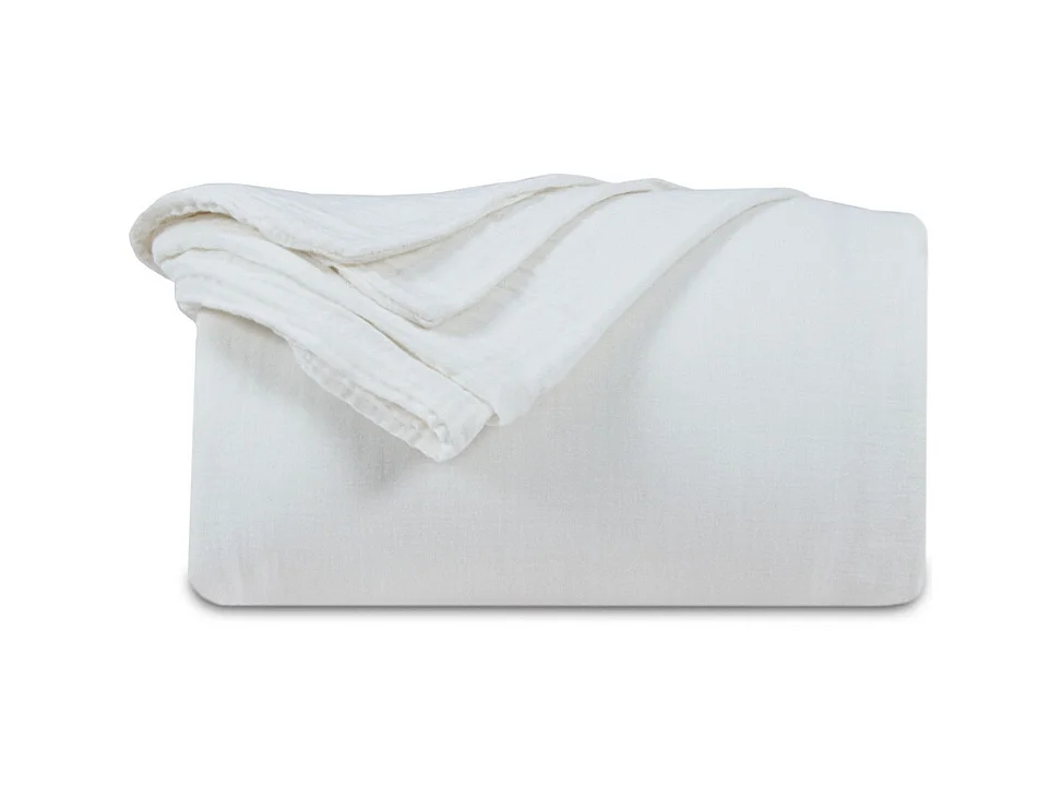 Housse de couette gaze de coton écrue 200x200 cm