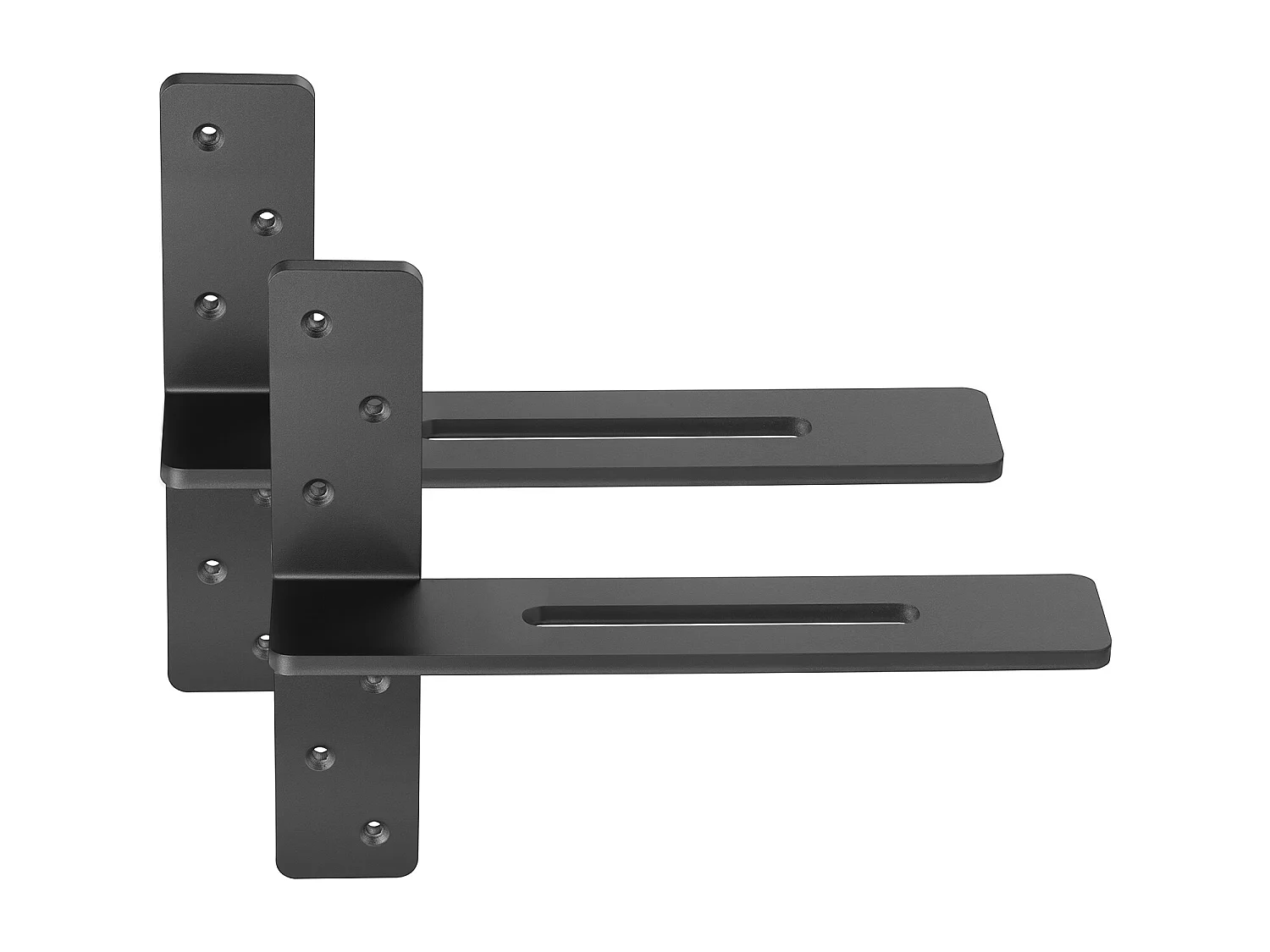 Supports d'Étagère SucceBuy en T, Lot de 2, Capacité de Charge de 90 kg, Dimensions 35.56x 7.35 x 30.48 cm, Supports d'Étagères en Acier Durables