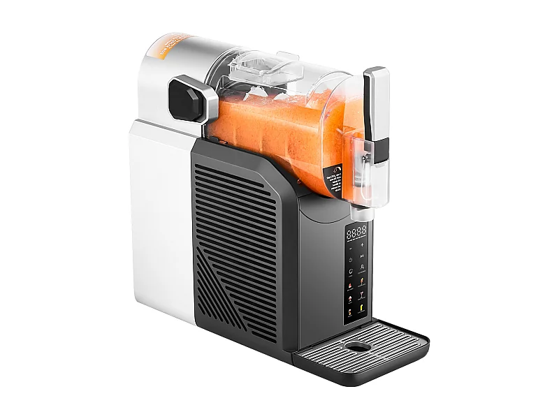 Machine à Granité SucceBuy, Capacité 2 L, Acier Inoxydable, Autonettoyante, Distributeur de Boissons Glacées, pour Maison, Restaurants, Cafés, Bars