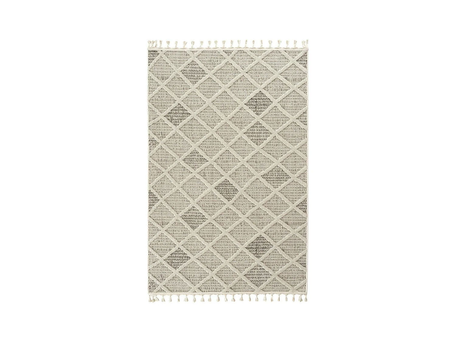 Tapis de salon beige – effet tresse, 120x180 cm ISTANBUL
