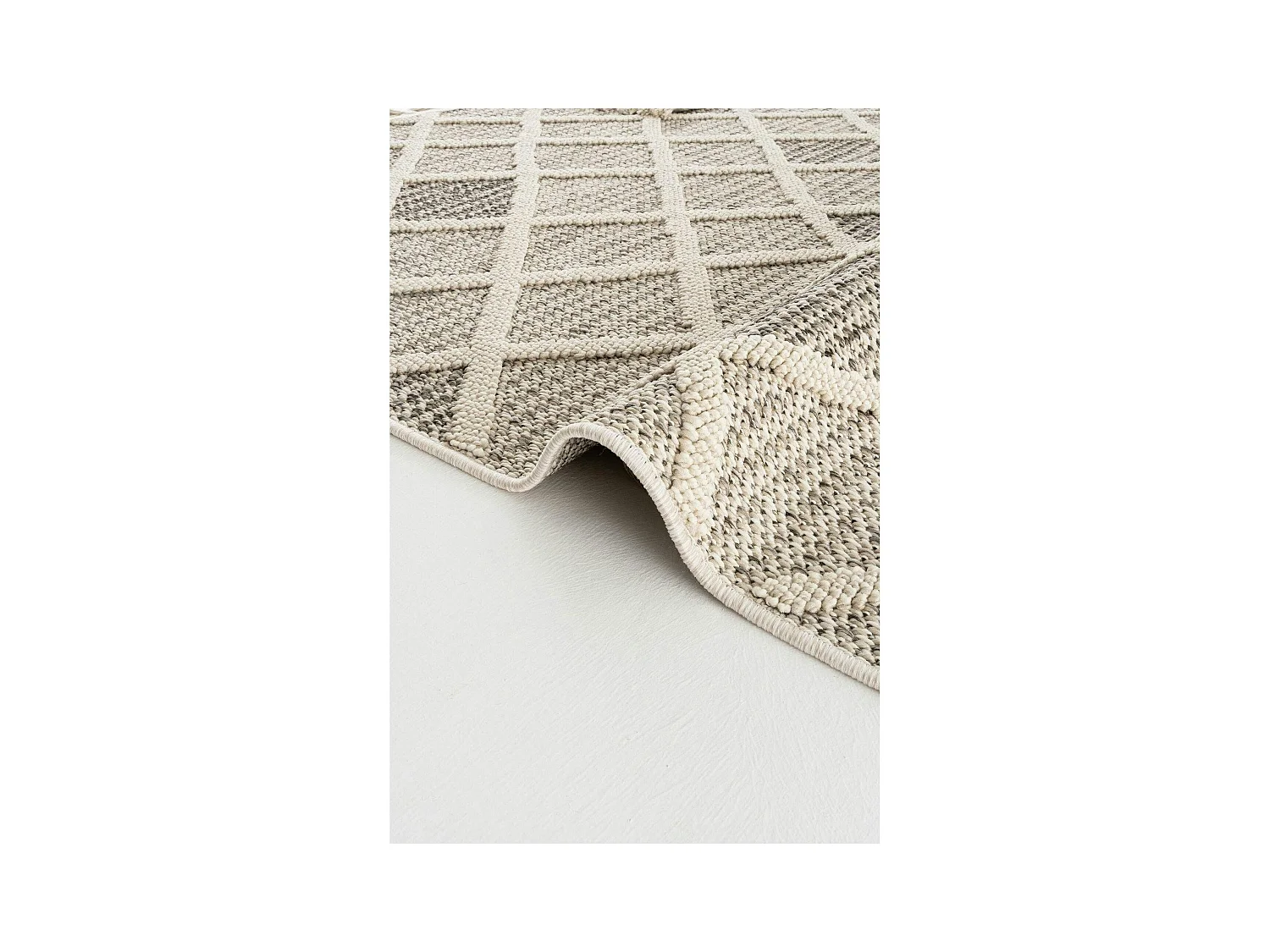 Tapis de salon beige – effet tresse, 120x180 cm ISTANBUL