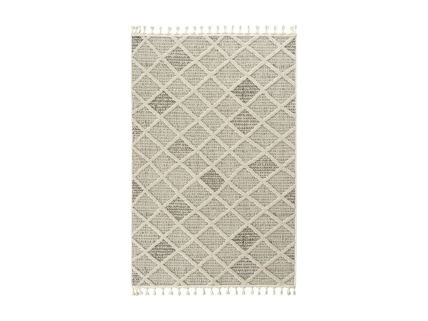 Tapis de salon beige – effet tresse, 120x180 cm ISTANBUL