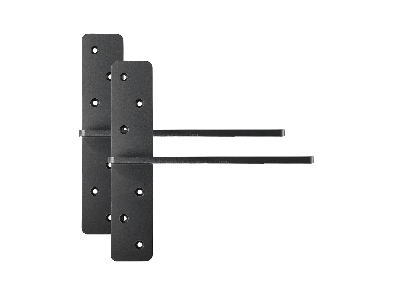 Support d'Étagère SucceBuy Flottante, 30.48x7.35x30.48 cm, Supports Muraux Invisibles en T Robustes, Lot de 2, Capacité de Charge 90 kg, avec Vis