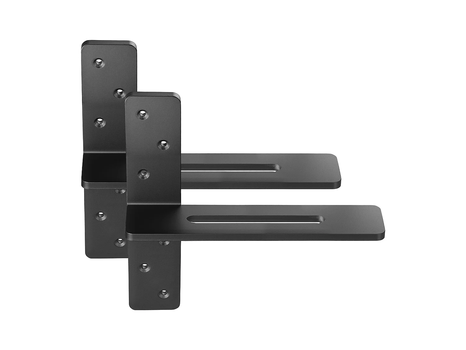 Support d'Étagère SucceBuy Flottante, 30.48x7.35x30.48 cm, Supports Muraux Invisibles en T Robustes, Lot de 2, Capacité de Charge 90 kg, avec Vis