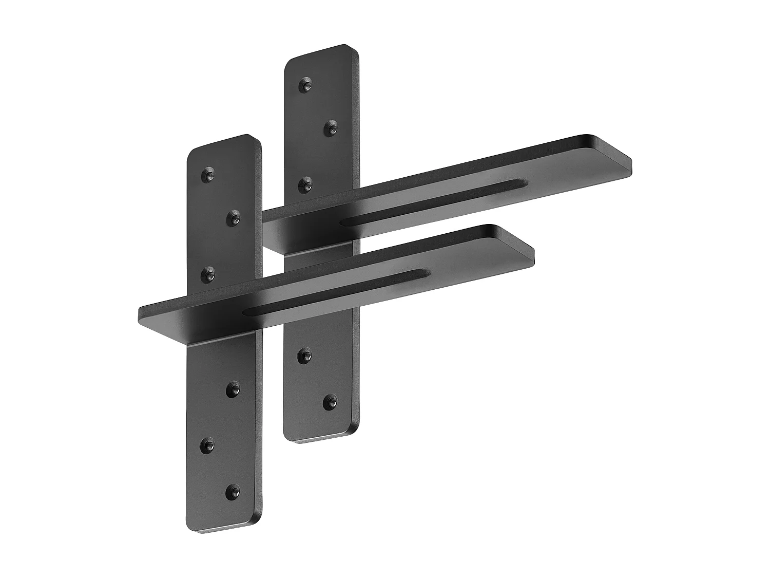 Support d'Étagère SucceBuy Flottante, 30.48x7.35x30.48 cm, Supports Muraux Invisibles en T Robustes, Lot de 2, Capacité de Charge 90 kg, avec Vis