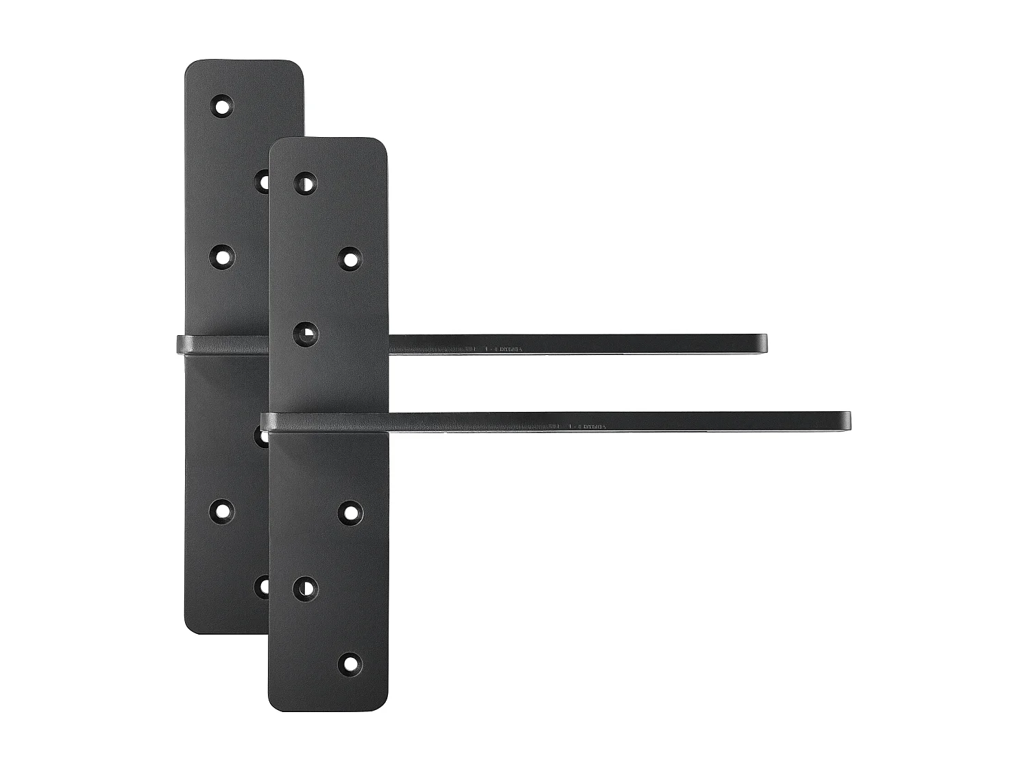 Support d'Étagère SucceBuy Flottante, 30.48x7.35x30.48 cm, Supports Muraux Invisibles en T Robustes, Lot de 2, Capacité de Charge 90 kg, avec Vis