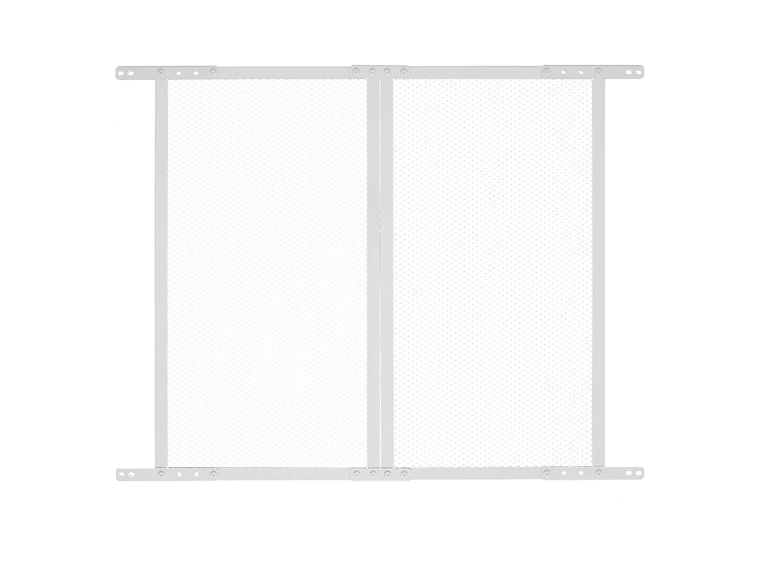 Moustiquaire de Porte SucceBuy de Camping-Car 66.04 x 60.96 cm, Facile à Installer, Filet de Protection pour Animaux en Alliage d'Aluminium Robuste, Blanc