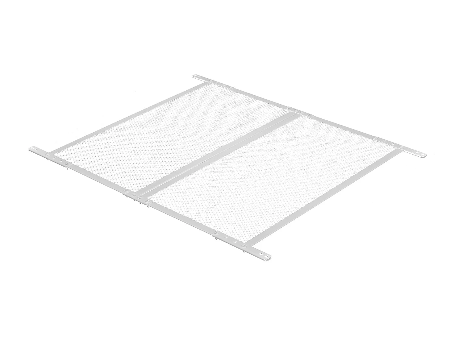 Moustiquaire de Porte SucceBuy de Camping-Car 66.04 x 60.96 cm, Facile à Installer, Filet de Protection pour Animaux en Alliage d'Aluminium Robuste, Blanc