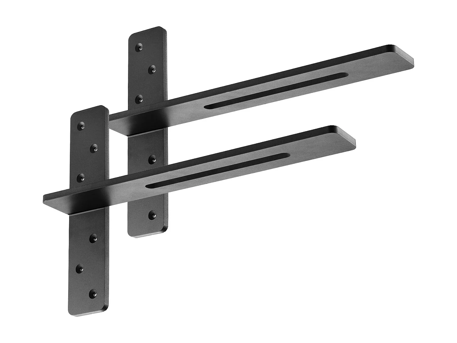 Supports d'Étagère SucceBuy en T Robustes, Lot de 2, Capacité de Charge de 90 kg, 45.72 x 7.35 x 30.48 cm, pour Étagères et Supports de Comptoir