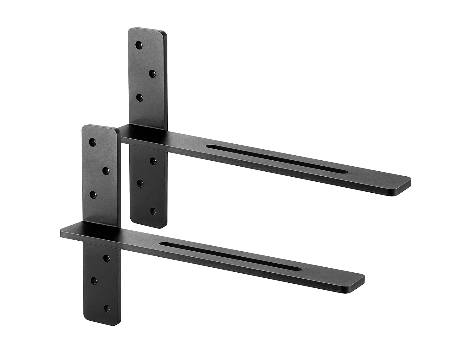 Supports d'Étagère SucceBuy en T Robustes, Lot de 2, Capacité de Charge de 90 kg, 45.72 x 7.35 x 30.48 cm, pour Étagères et Supports de Comptoir