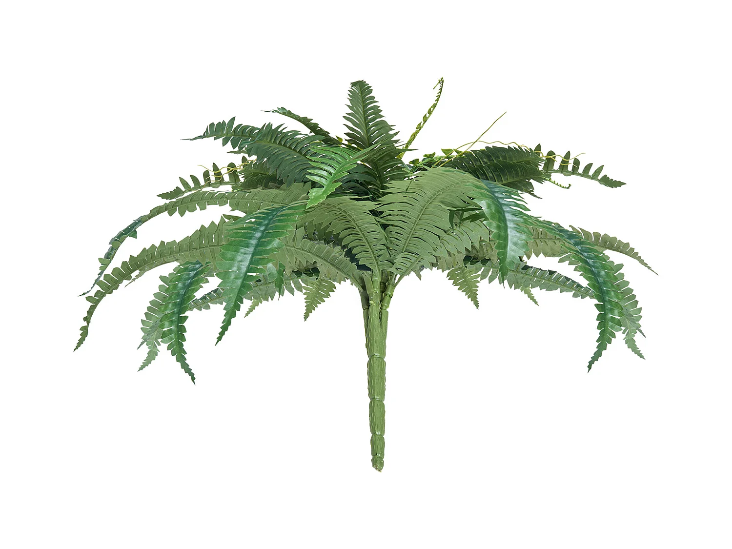 Fougère Artificielle SucceBuy, Lot de 2, Fausse Fougère de Boston 80-86 cm, 30 Feuilles, Suspendue, Décoration Int/Ext, Maison/Bureau, Pot Non Inclus