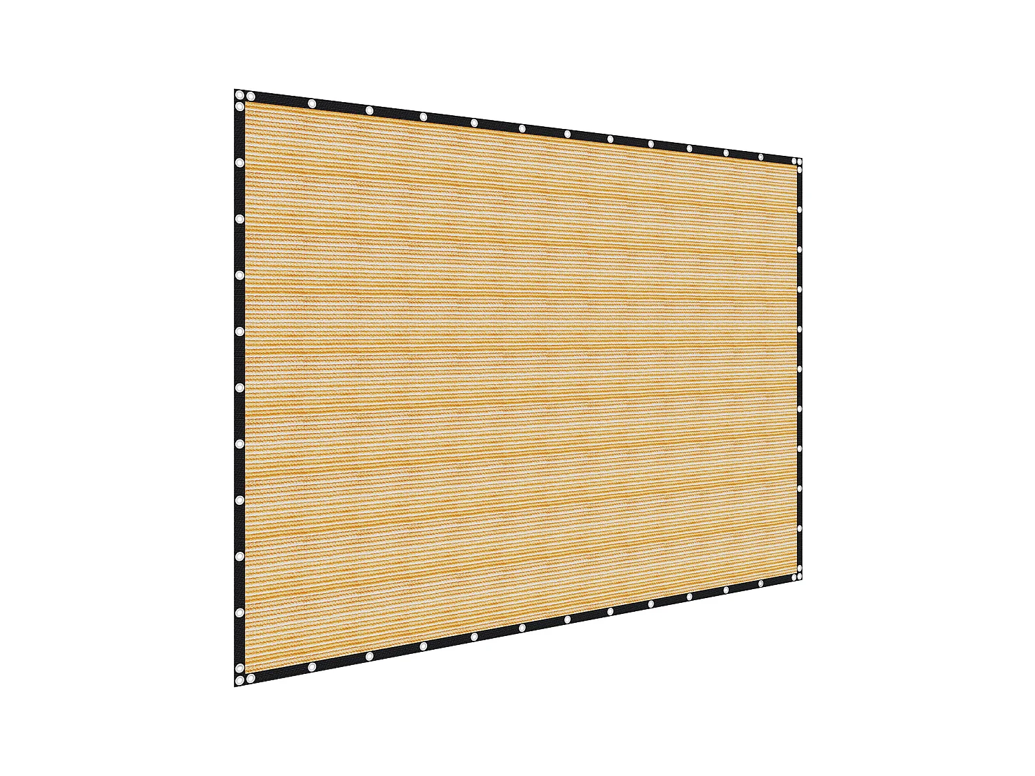 Siatka Cieniująca 90 % SucceBuy Siatka Cieniująca z Oczkami ze Stali Nierdzewnej, Ochrona Przeciwsłoneczna i Osłona Prywatności z HDPE 160 g/m², 3660 x 6100 mm