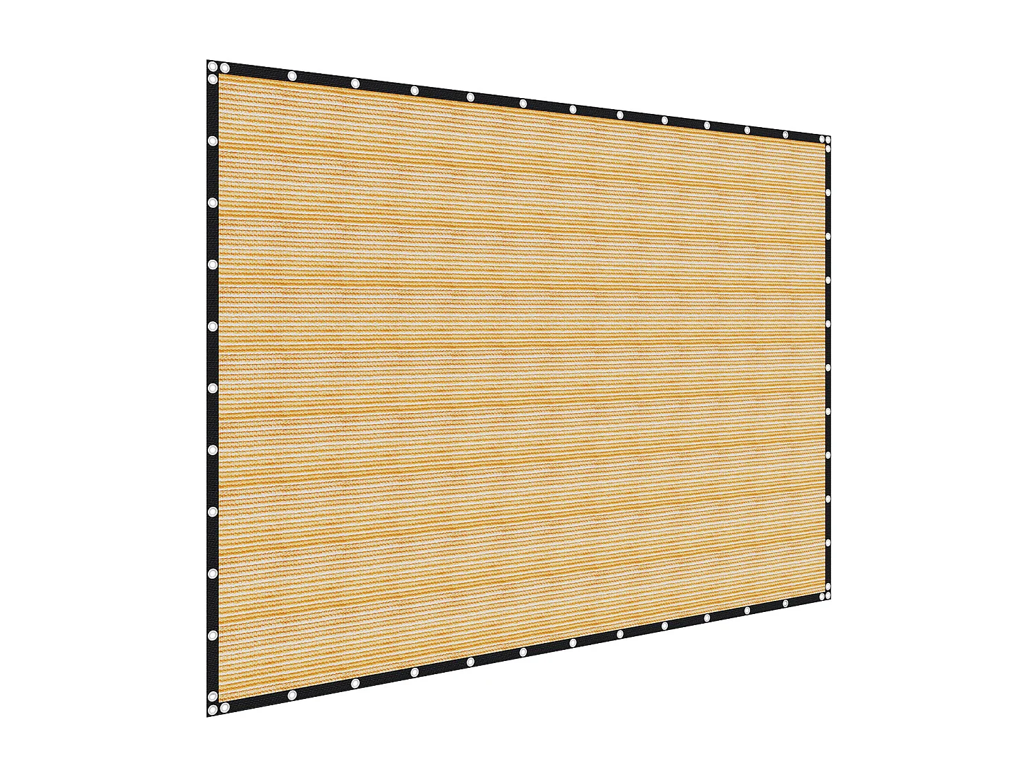 Siatka Cieniująca 90 % SucceBuy Siatka Cieniująca z Oczkami ze Stali Nierdzewnej, Ochrona Przeciwsłoneczna i Osłona Prywatności z HDPE 160 g/m², 3660 x 6100 mm