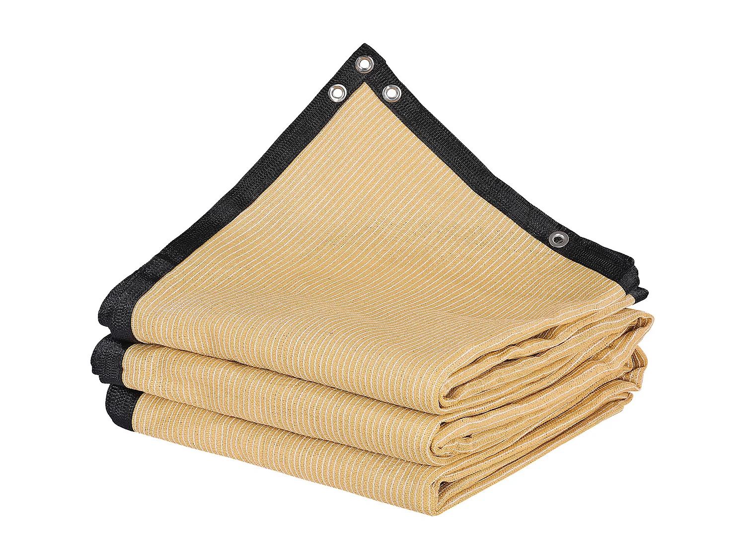 Siatka Cieniująca 90 % SucceBuy Siatka Cieniująca z Oczkami ze Stali Nierdzewnej, Ochrona Przeciwsłoneczna i Osłona Prywatności z HDPE 160 g/m², 3660 x 6100 mm