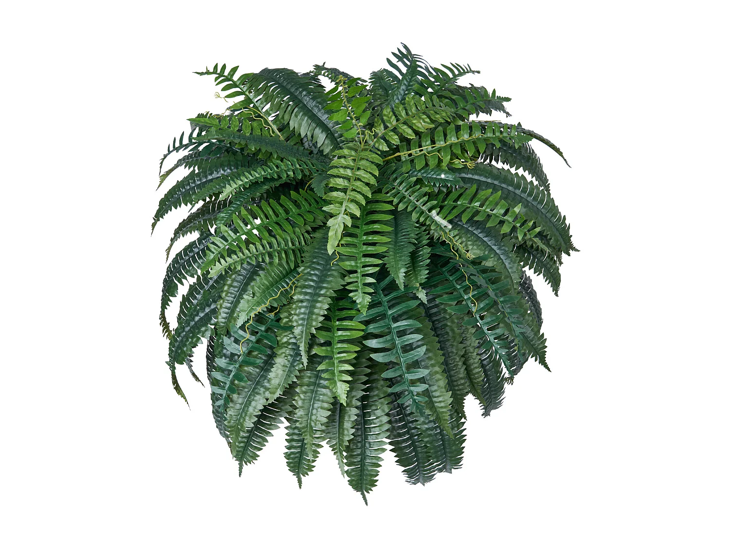 Fougère Artificielle SucceBuy, Fausse Fougère de Boston 110-120 cm, 88 Feuilles, Grande Suspendue, Décoration Int/Ext, Maison/Bureau, Pot Non Inclus