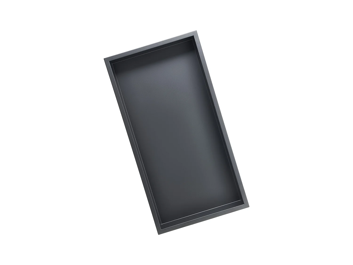 Niche de Douche SucceBuy, 33 x 63,5 x 10,2 cm, Niche Murale Encastrée, Organisateur en Acier Inoxydable Robuste, Stockage Savon/Shampoing, Scellée et Étanche