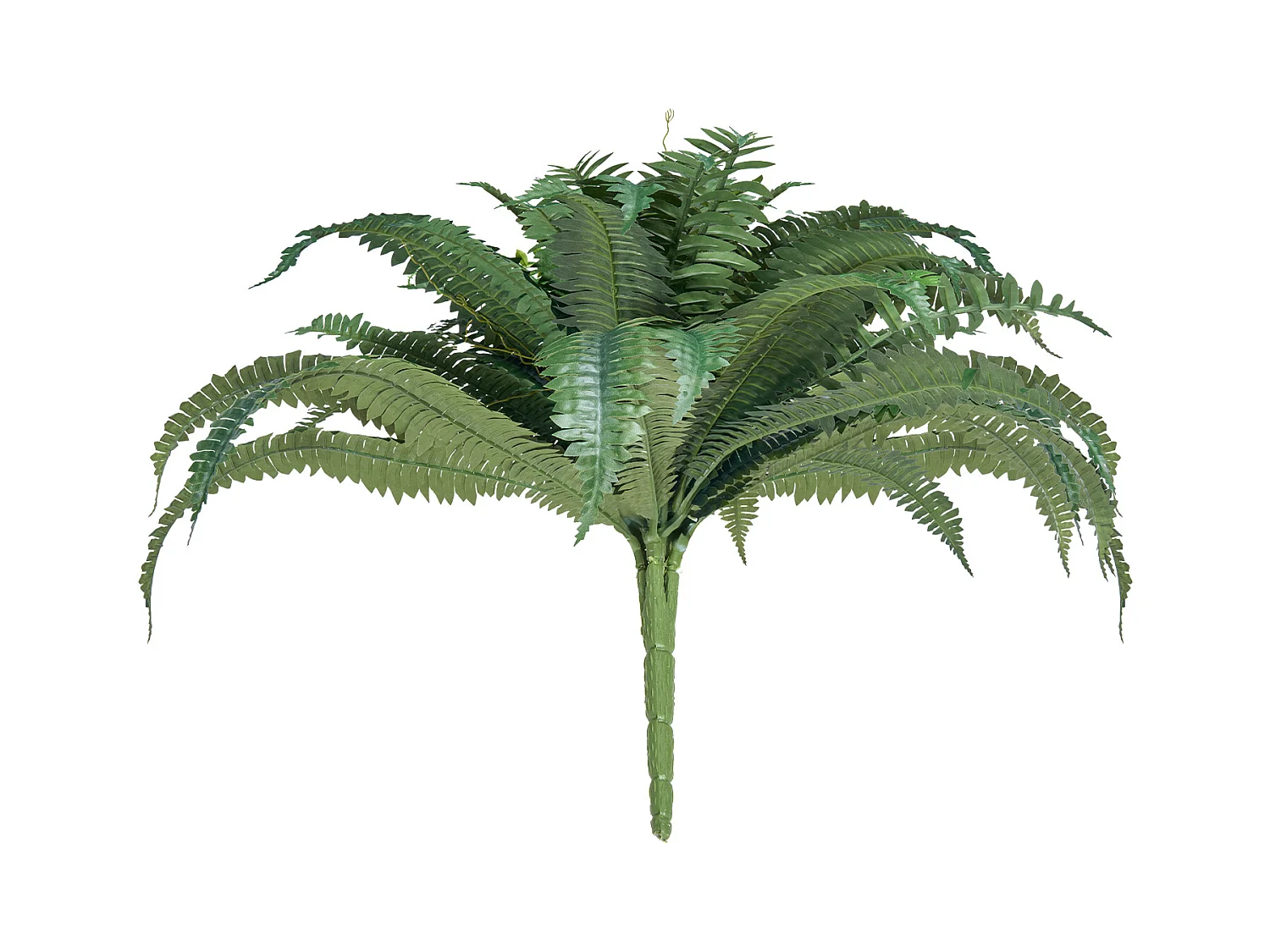 Fougère Artificielle SucceBuy, Lot de 2, Fausse Fougère de Boston 110-120 cm, 50 Feuilles, Suspendue, Décoration Int/Ext, Maison/Bureau, Pot Non Inclus