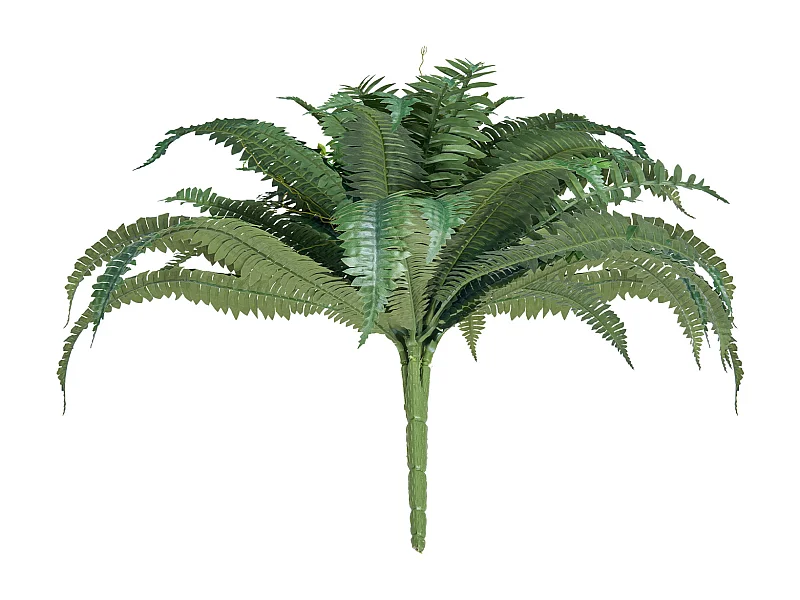 Künstliche Farnpflanze SucceBuy, 2er Set, Falsche Boston-Farnpflanze 110-120 cm, 50 Blätter, Hängend, Innen/Außen-Dekoration, Haus/Büro, Topf Nicht Inklusive