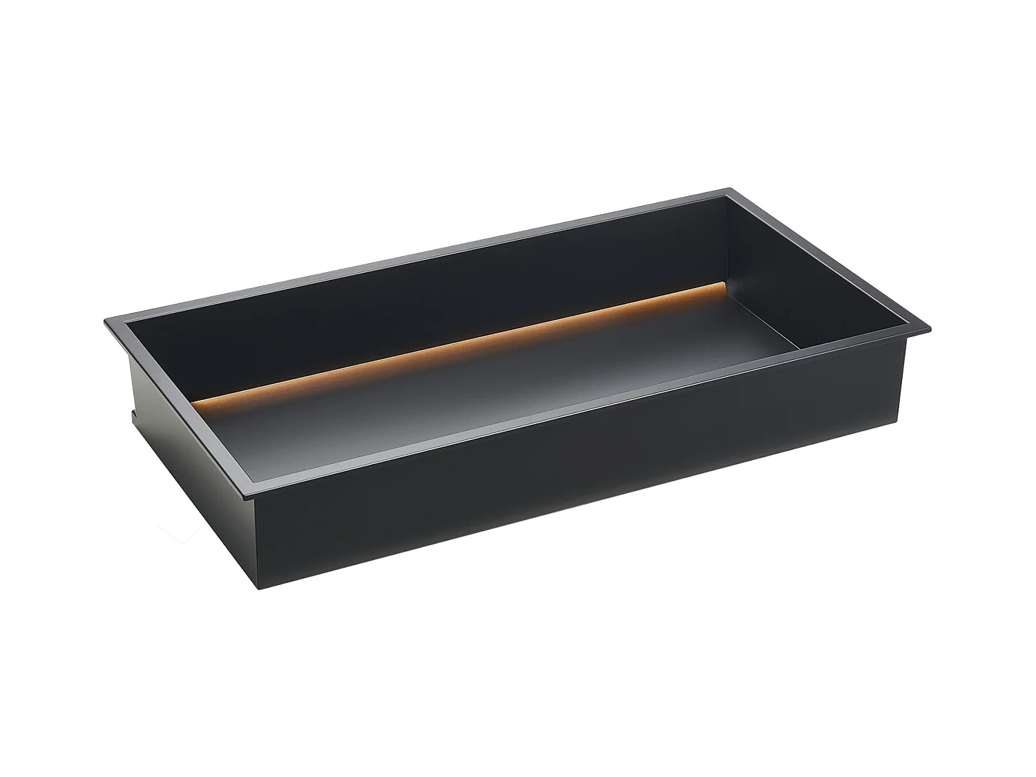 Niche de Douche SucceBuy, 33 x 63,5 x 10,2 cm, Niche Murale Encastrée avec Bande LED, Organisateur en Acier Inoxydable Robuste, Rangement Shampoing, Étanche