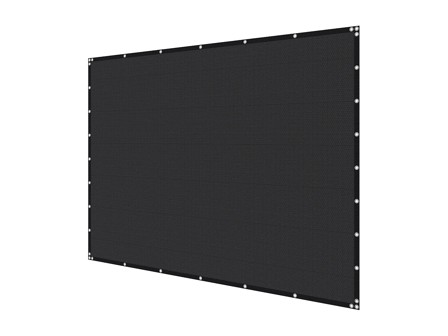 Voile d'Ombrage 90 % SucceBuy, 244 x 366 cm, Filet d'Ombrage PEHD 140 g/m², Œillets Acier Inox, Protection Solaire/Brise-Vue, Extérieur, Noir
