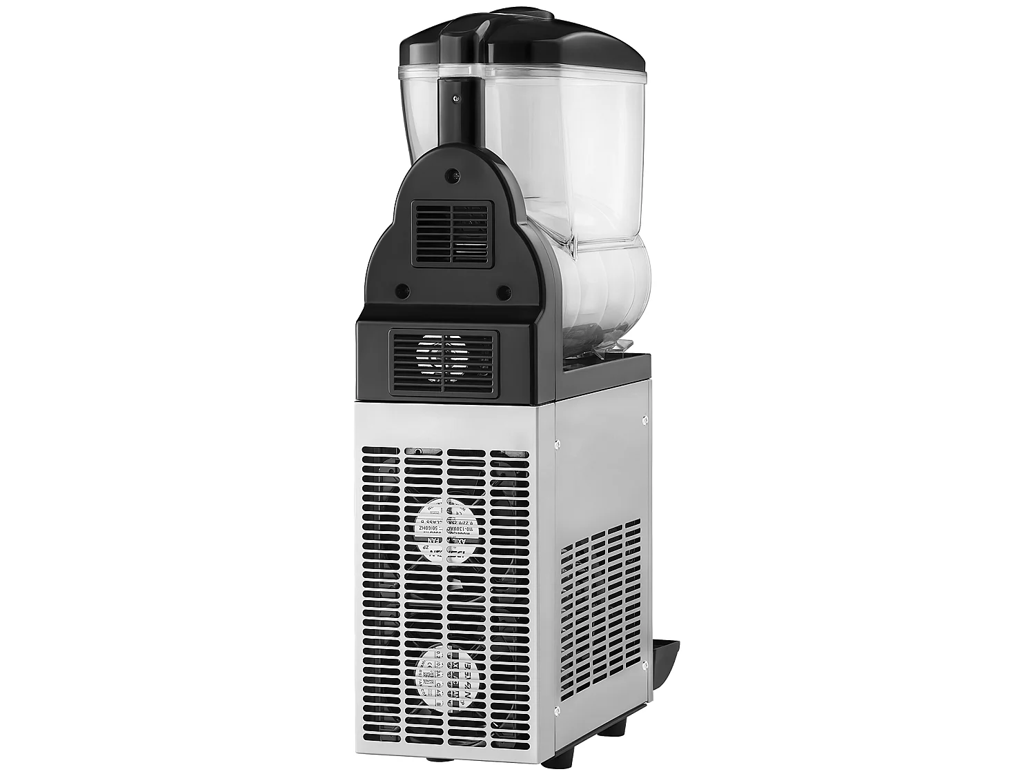Machine à Granité SucceBuy, Réservoir Unique de 15 L, Acier Inoxydable, Distributeur de Boissons Glacées, pour Maison, Restaurants, Cafés, Bars