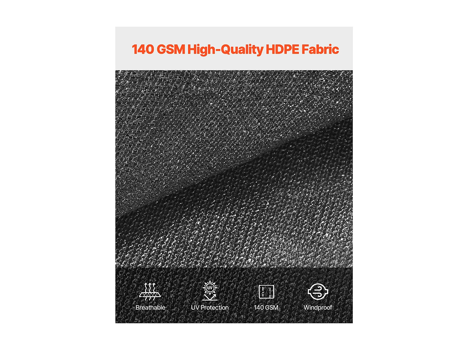 Schattenvorhang 90 % SucceBuy, 305 x 366 cm, Schattennetz PEHD 140 g/m², Edelstahlösen, Sonnenschutz/Windschutz,für Außenbereich, Terrasse, Braun, Schwarz