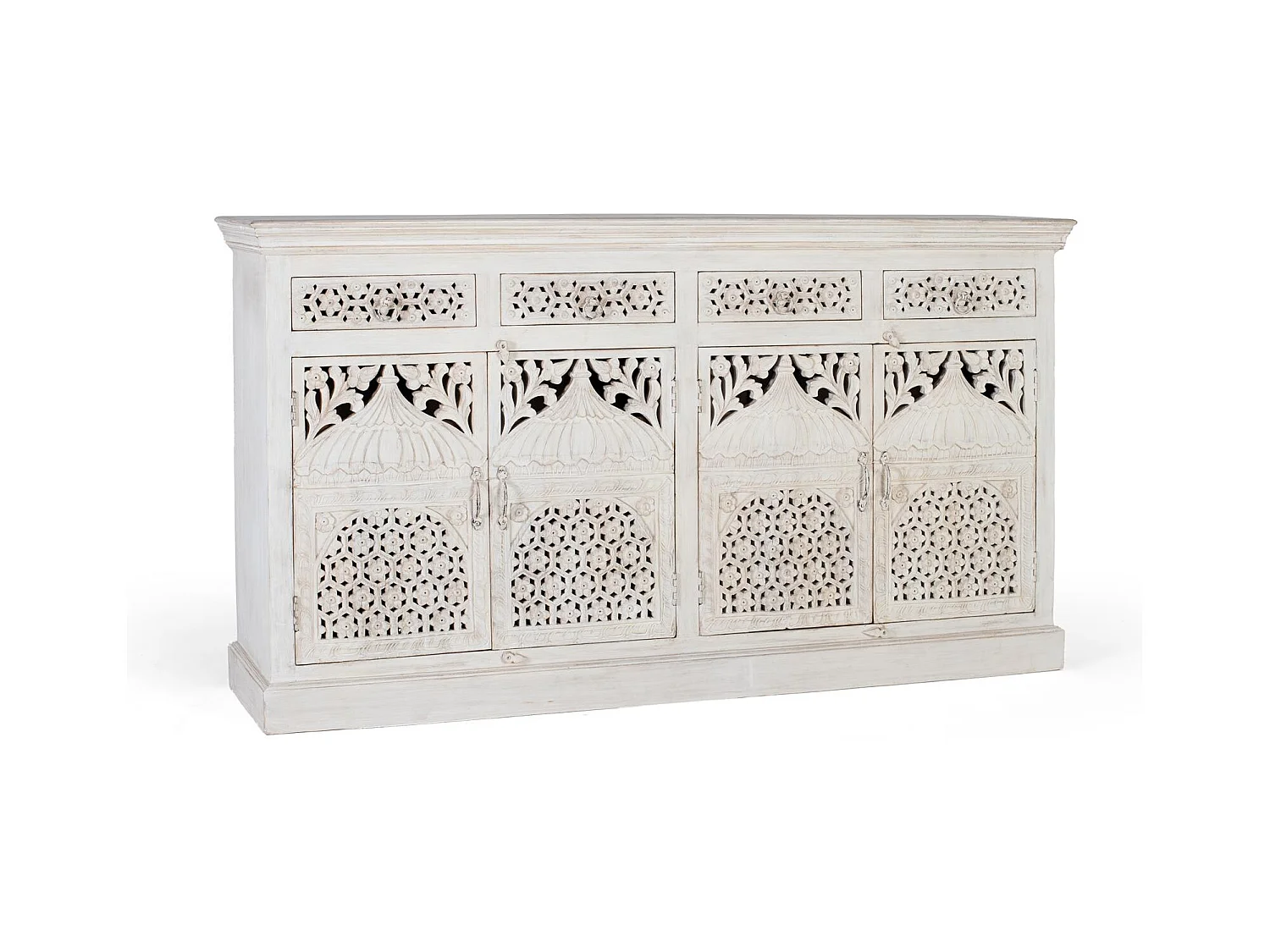 Sideboard mit 4 Türen und 4 Schubladen aus Mangoholz