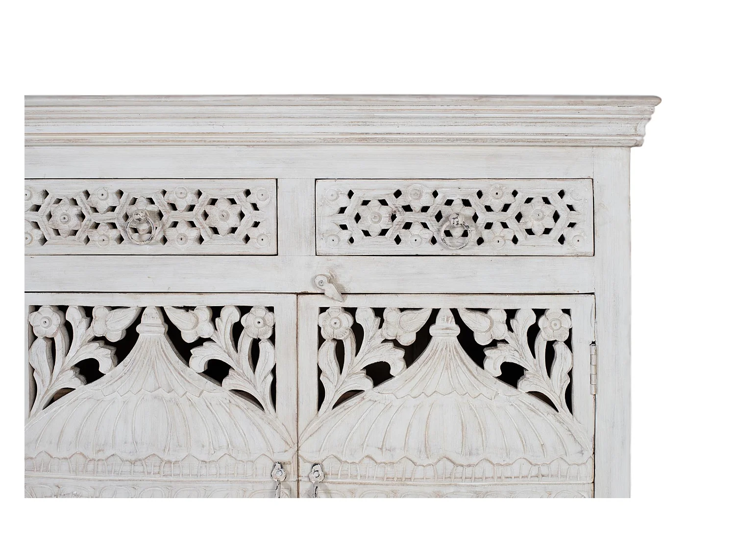 Sideboard mit 4 Türen und 4 Schubladen aus Mangoholz