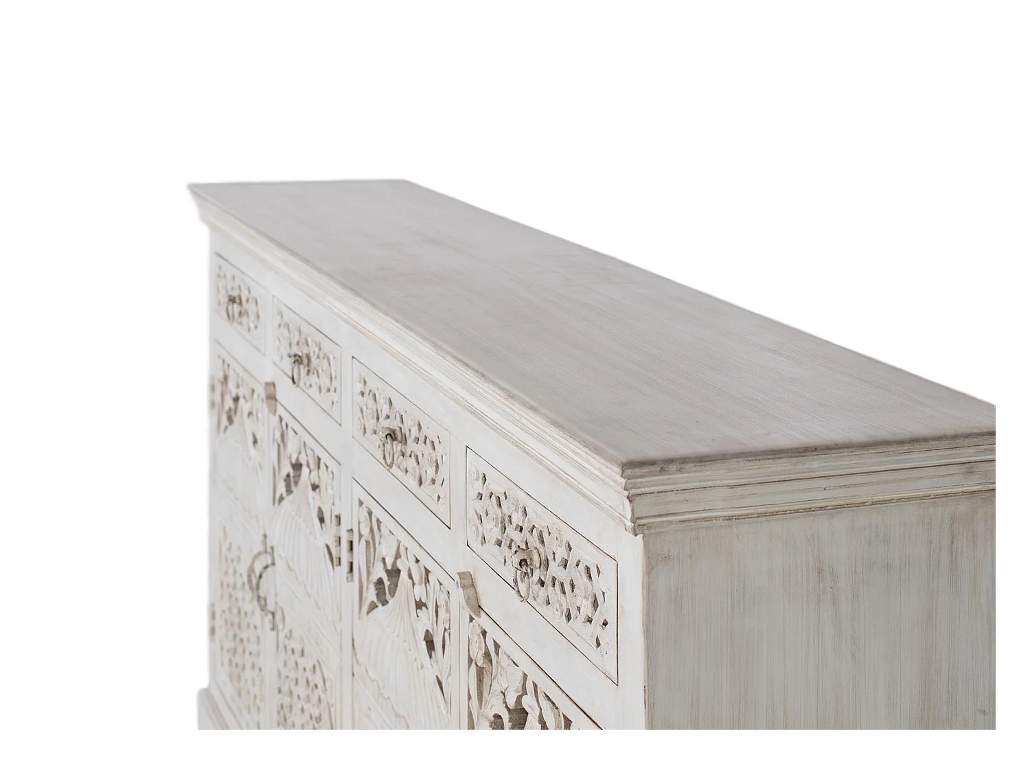 Sideboard mit 4 Türen und 4 Schubladen aus Mangoholz