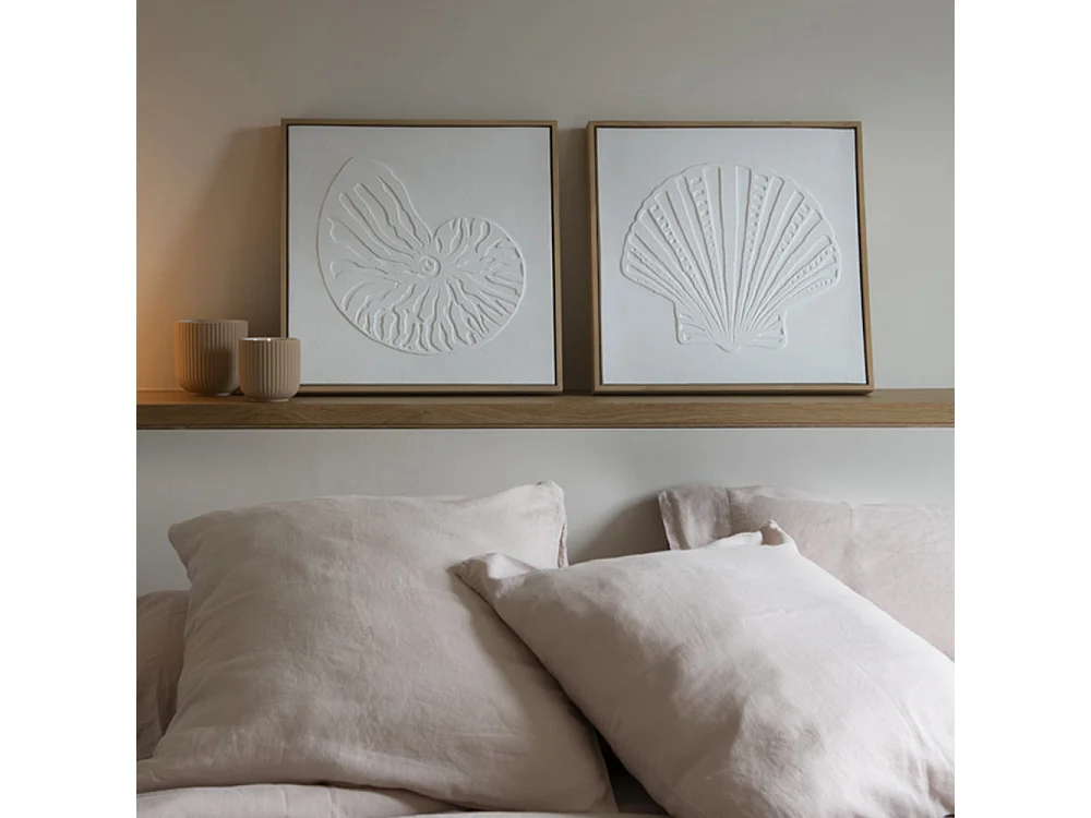 Tableau abstrait coquillage - LACANAU