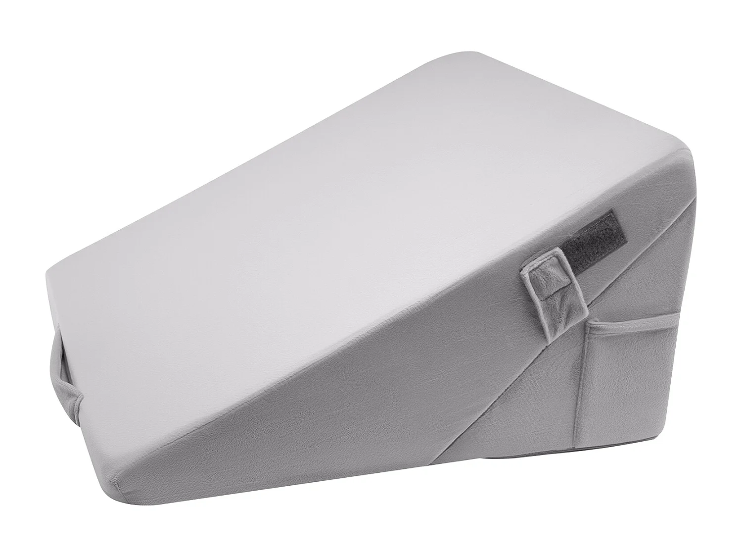 Instelbaar Bedkussen SucceBuy voor Slapen, Orthopedische Hoge Dichtheid Schuim 25D, Wasbare Hoes, Postoperatief Kussen, Lichtgrijs