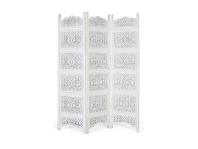 Ekran 3-panelowy wykonany ręcznie z płyty MDF