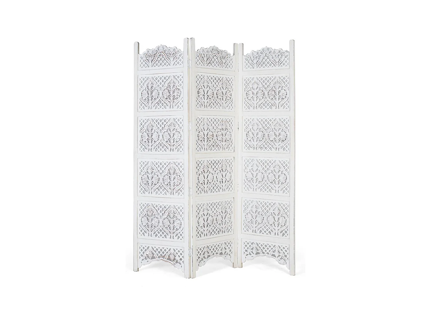 Paravent 3 panneaux fabriqué à la main en MDF