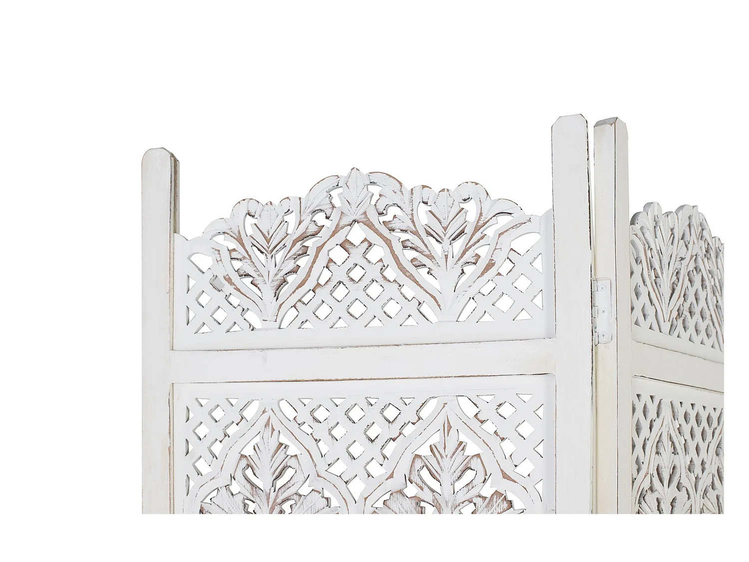 Paravent 3 panneaux fabriqué à la main en MDF