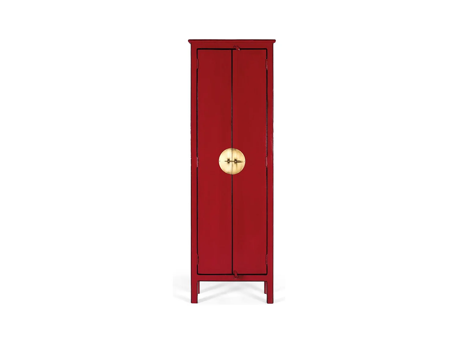 Armoire à 2 portes fabriquée à la main en bois de manguier