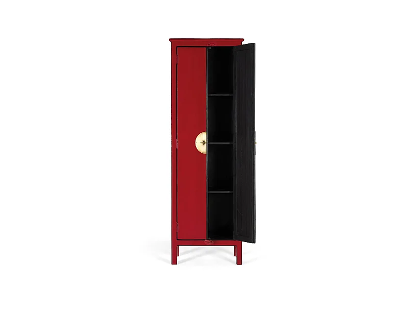 Armoire en bois de manguier 60 cm, style oriental - 180 x 60 x 35