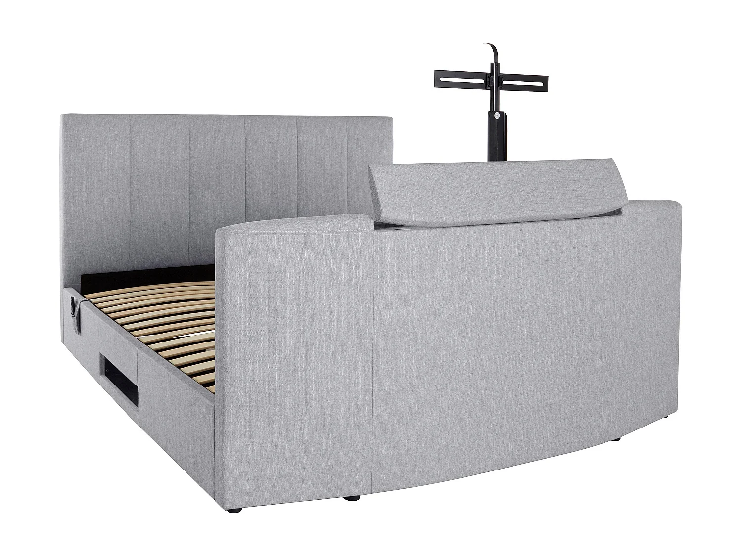 YORK | Lit EGamer 180 cm en gris