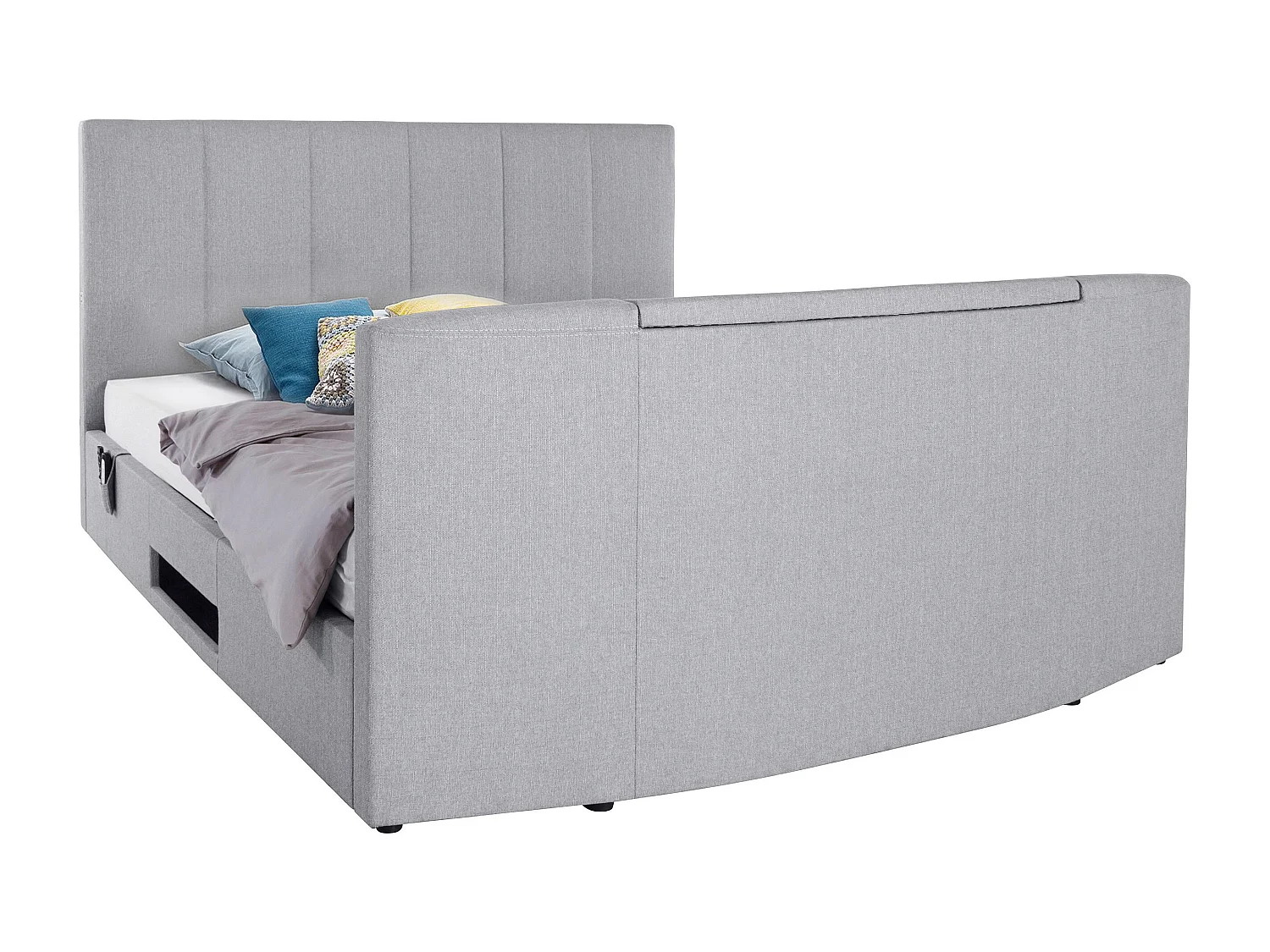 YORK | Lit EGamer 180 cm en gris