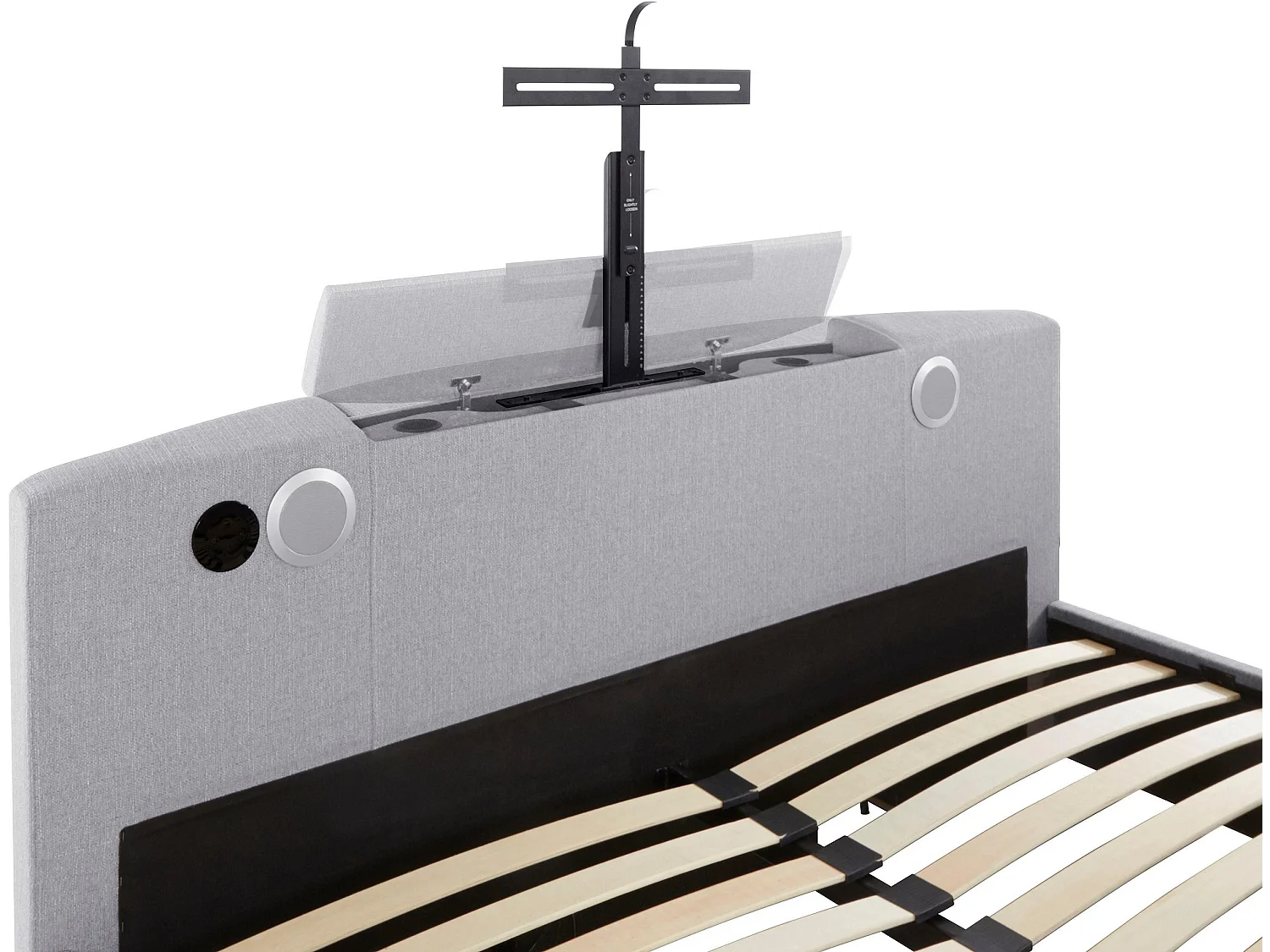 YORK | Lit EGamer 180 cm en gris