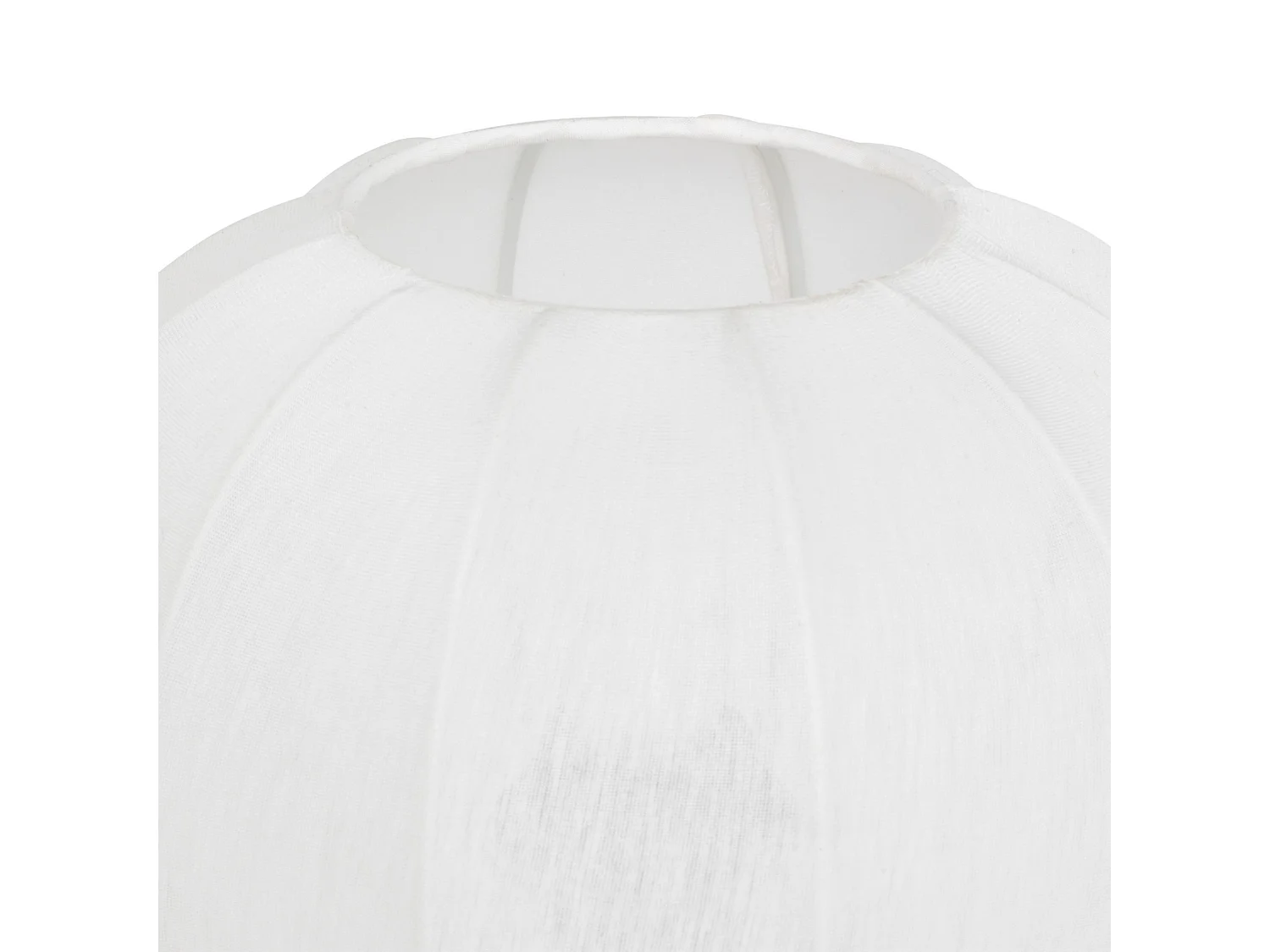 Lampe à Poser en Coton "Tobie" 33cm Blanc & Noir