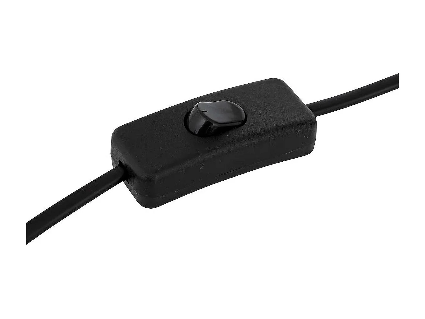 Lampe à Poser en Coton "Tobie" 33cm Blanc & Noir