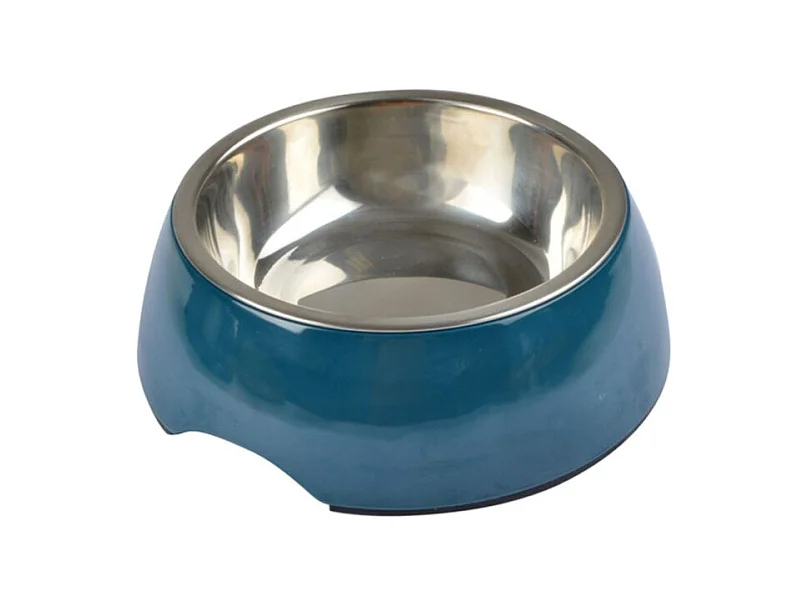 Gamelle pour Chien & Chat "Bol Inox" 14cm Emeraude