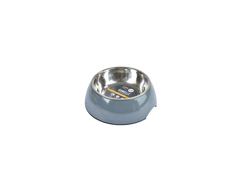 Gamelle pour Chien & Chat "Bol Inox" 17cm Anthracite