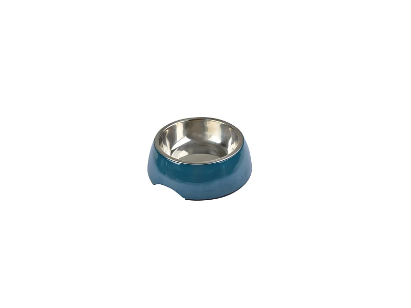 Gamelle pour Chien & Chat "Bol Inox" 17cm Emeraude