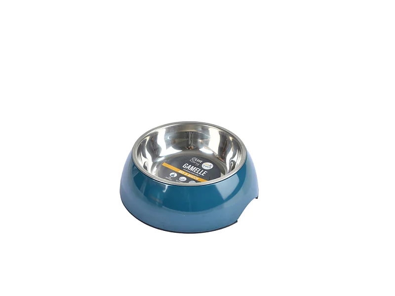 Gamelle pour Chien & Chat "Bol Inox" 17cm Emeraude