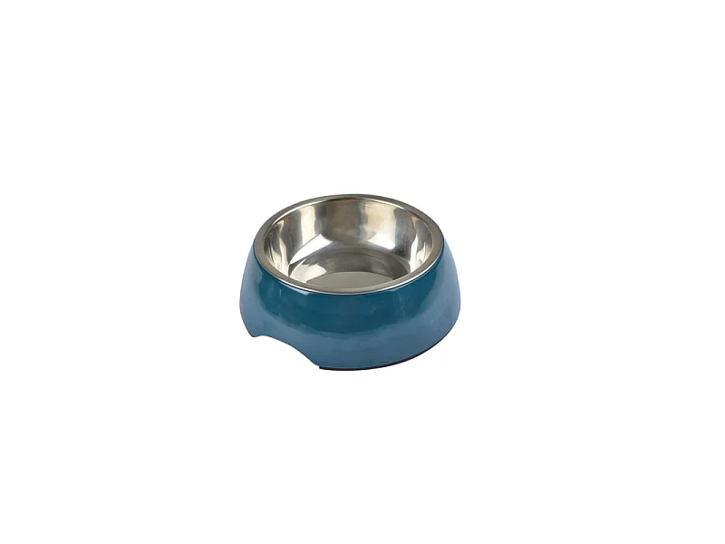 Gamelle pour Chien & Chat "Bol Inox" 17cm Emeraude